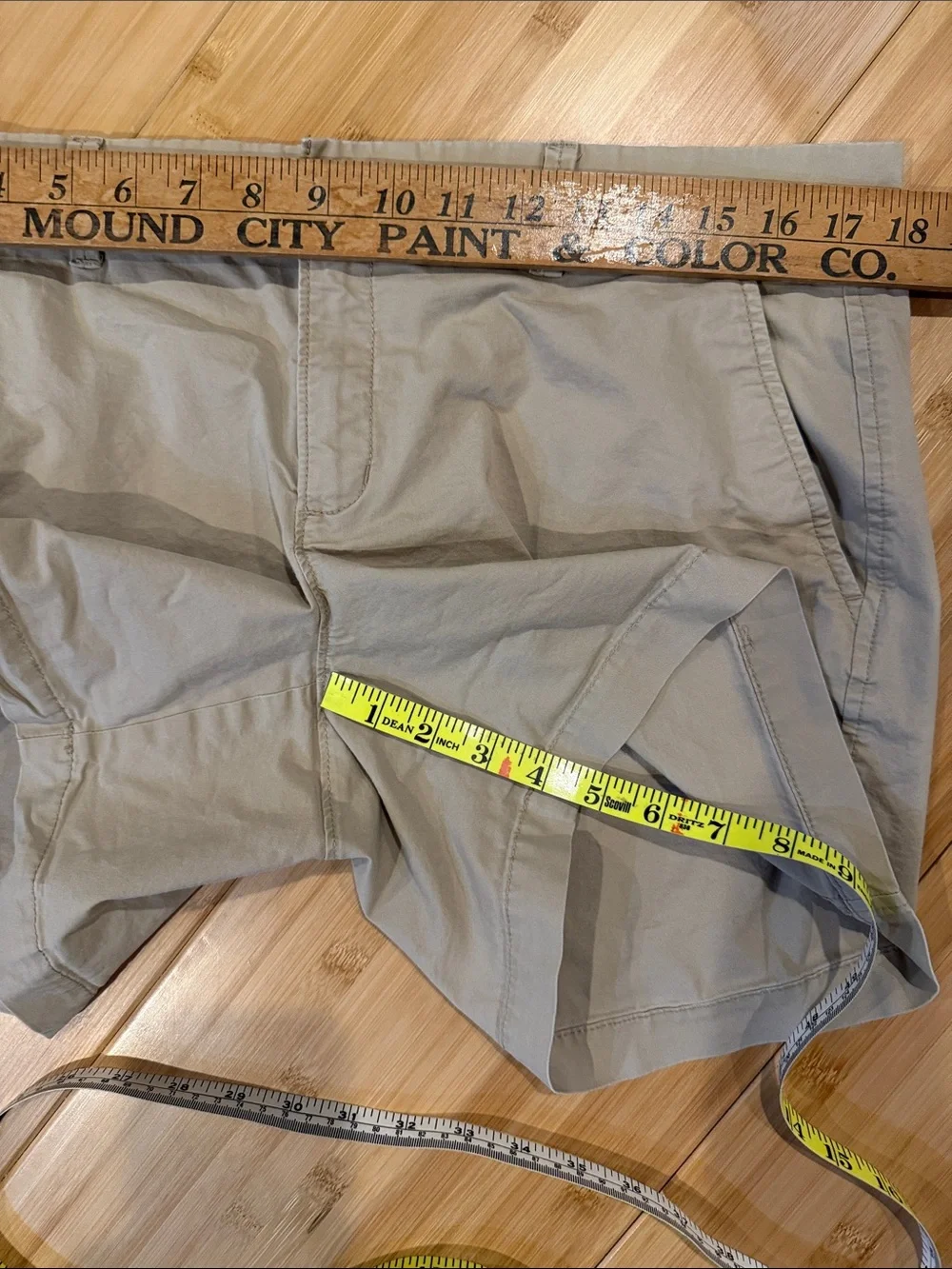 Old Navy Khaki Cotton Bermuda Shorts
